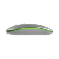 Мышь MB-2.4 беспроводная, оптическая, подсветка, 800-1600 dpi, USB, Bluetooth, серебристая