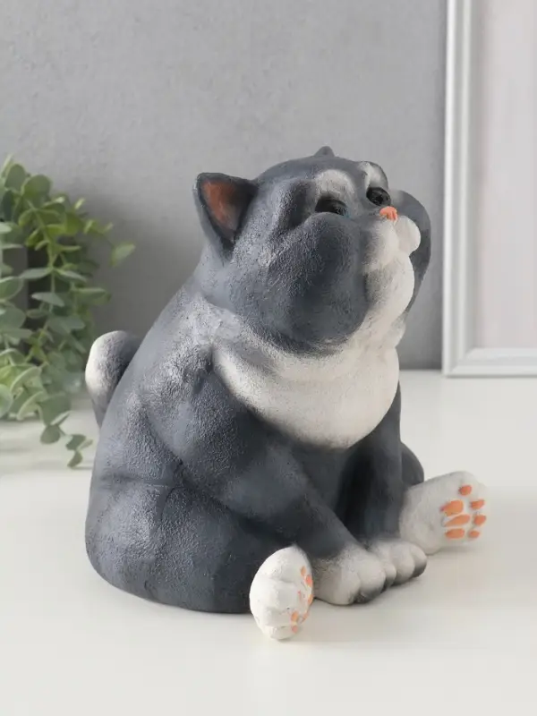 Фигурка (гипс) Кот ПРЯНИК 18,5х16,5х18 см Фигурка (гипс) Кот ПРЯНИК 18,5х16,5х18 см