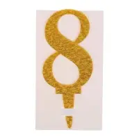 Топпер для торта «8», акрил, МИКС