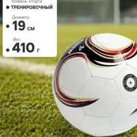 Футбольный мяч MINSA Futsal, машинная сшивка, 32 панели, р. 4, PU