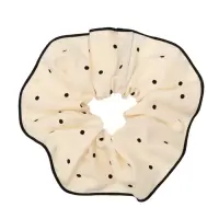 Резинка для волос "Орбита гранд" горох, 13 см, молочный