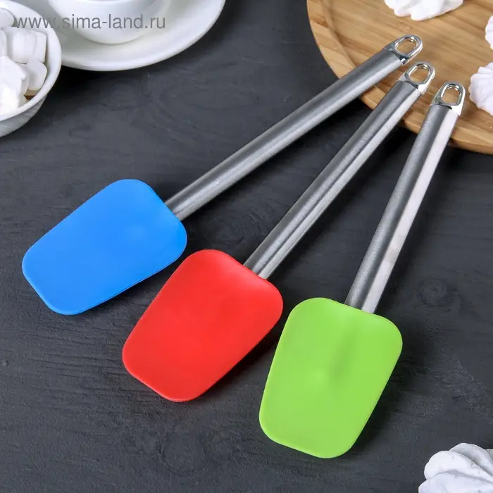 Лопатка кондитерская Доляна «Редмонд», 27,5 см, цвет красный Лопатка кондитерская Доляна «Редмонд», 27,5 см, цвет красный