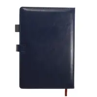 Ежедневник недатированный формат А5, 80л, линия, с ручкой, подар коробка, Синий