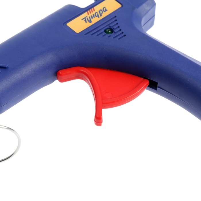 Клеевой пистолет ТУНДРА, 20 Вт, 220 В, шнур 1.2 м, выключатель, индикатор, антикапля, 7 мм Клеевой пистолет ТУНДРА, 20 Вт, 220 В, шнур 1.2 м, выключатель, индикатор, антикапля, 7 мм