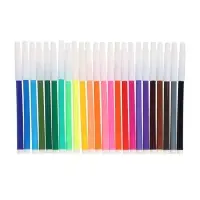 Фломастеры 24 цвета &laquo;Машинка&raquo;, невентилируемый колпачок