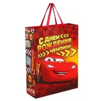 Пакет подарочный &laquo;С Днем рождения, чемпион!&raquo;, 23&times;27&times;11.5 см