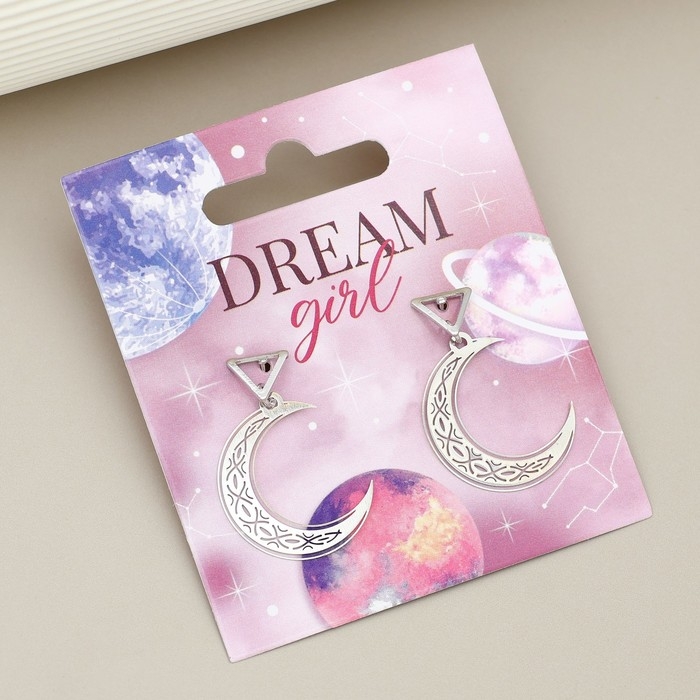 Серьги «Dream girl», 2.5 х 4 см Серьги «Dream girl», 2.5 х 4 см