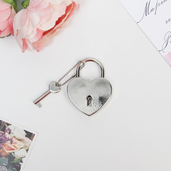 Замок свадебный с ключом «Замочек любви». Замок свадебный с ключом «Замочек любви».