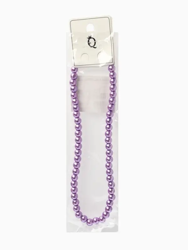 Бусы &laquo;Классика&raquo;, настроение, сиреневые, 40 см