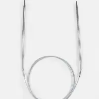 Спицы круговые, для вязания, с металлическим тросом, d=4 мм, 14/100 см