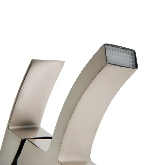 Смеситель для раковины ZEIN Z2755, квадратный, картридж 35 мм, нержавеющая&nbsp;сталь, сатин