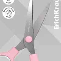 Ножницы ErichKrause Junior Prima Cat, 13 см, розовый. блистер