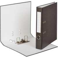 Папка-регистратор без мет.уг. 50мм мрам ч/б,уп.10шт,бум/бум,крам.к