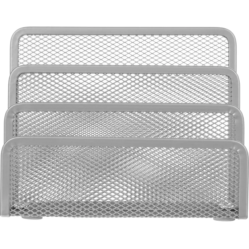 Лоток вертикальный для бумаг 3отд Attache сортер 135x173x83мм металл сереб