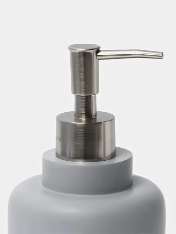 Аксессуары для ванной SAVANNA, 3 предмета, дозатор для мыла 390 мл, стакан 300 мл, мыльница, серые