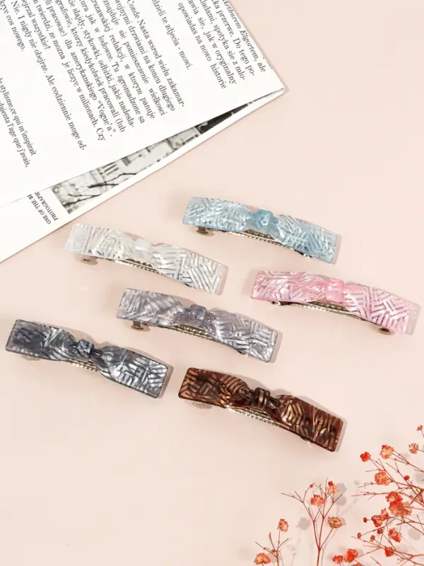 Заколка - автомат для волос «Вэнна» грация, 8.5 см, МИКС