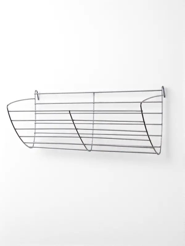 Кормушка для сена, 28&times;9&times;10 см, металл, серебристая