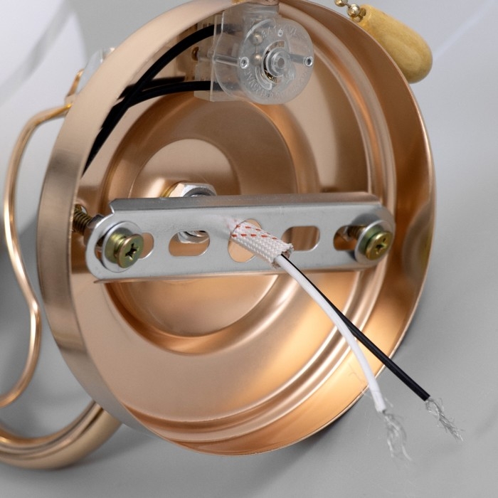 Бра "Ариель" 1х40Вт E27 белый-золото 18х15х18 см.