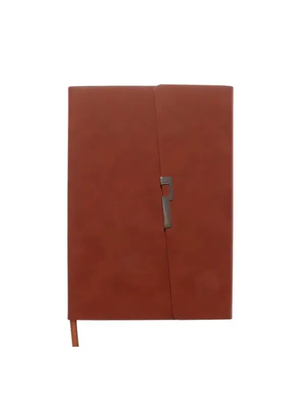 Ежедневник недатированный формат А5, с клапаном, 96л, линия, пвх, Коричневый Ежедневник недатированный формат А5, с клапаном, 96л, линия, пвх, Коричневый