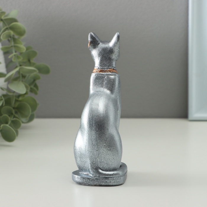 Фигура Фигура "Богиня Бастет" серебро, 12см