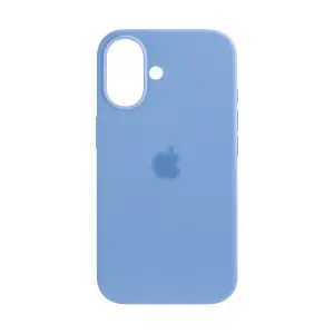 Чехол для iPhone 16 Silicone Case 100% ORG Periwinkle (MagSafe + анимация NFC) c LOGO