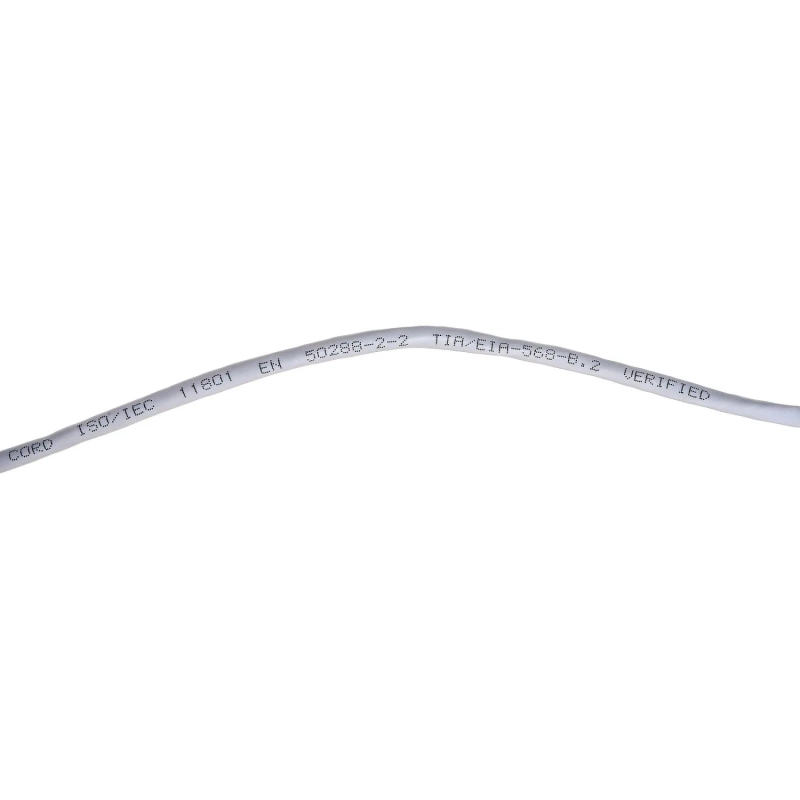 Патч-корд TWT TWT-45-45-0.5-GY UTP кат.5e, 0.5 м, серый