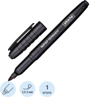 Маркер перманентный ATTACHE черный 1,5-3мм.