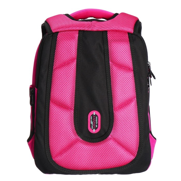 Ранец каркасный, 36 х 29 х 18 см, Grizzly, + брелок, плюшевый, фуксия Ранец каркасный, 36 х 29 х 18 см, Grizzly, + брелок, плюшевый, фуксия