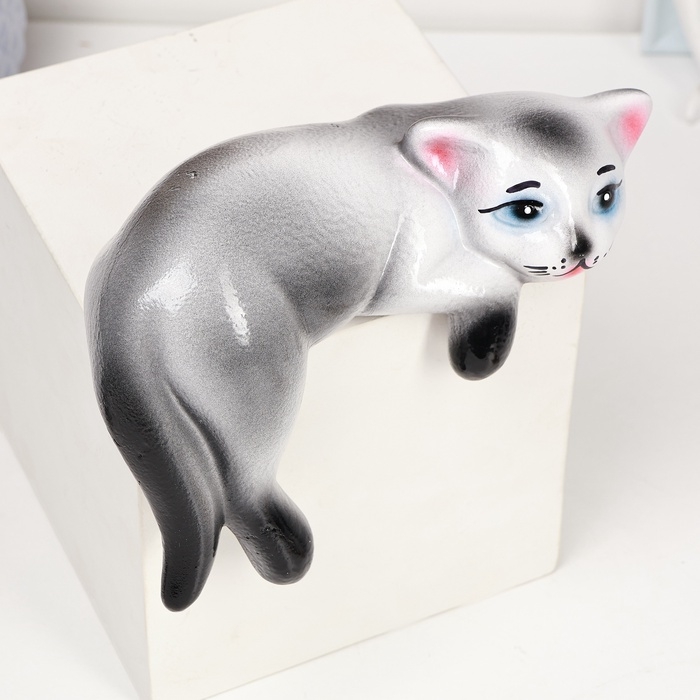 Фигура Фигура "Котенок Васька" 14х19см, серый