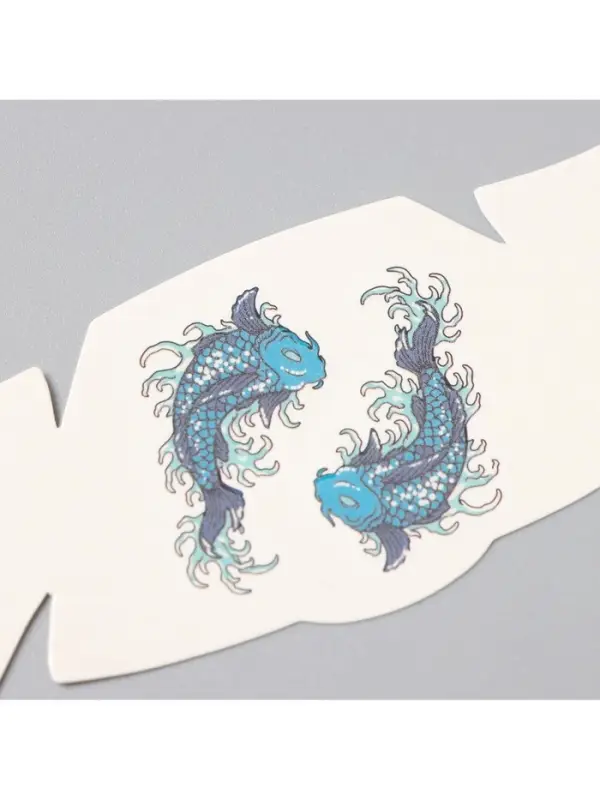 Переводная тату на тело цветная «Веснушки. Волна», 16×5 см Переводная тату на тело цветная «Веснушки. Волна», 16×5 см