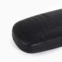 Футляр для очков Июнь2503, 16*5,8*3 см, хлопушка, черный