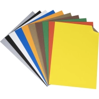 Картон цветной 10л, 10цв, А4, Комус Класс Живая природа, немелованный