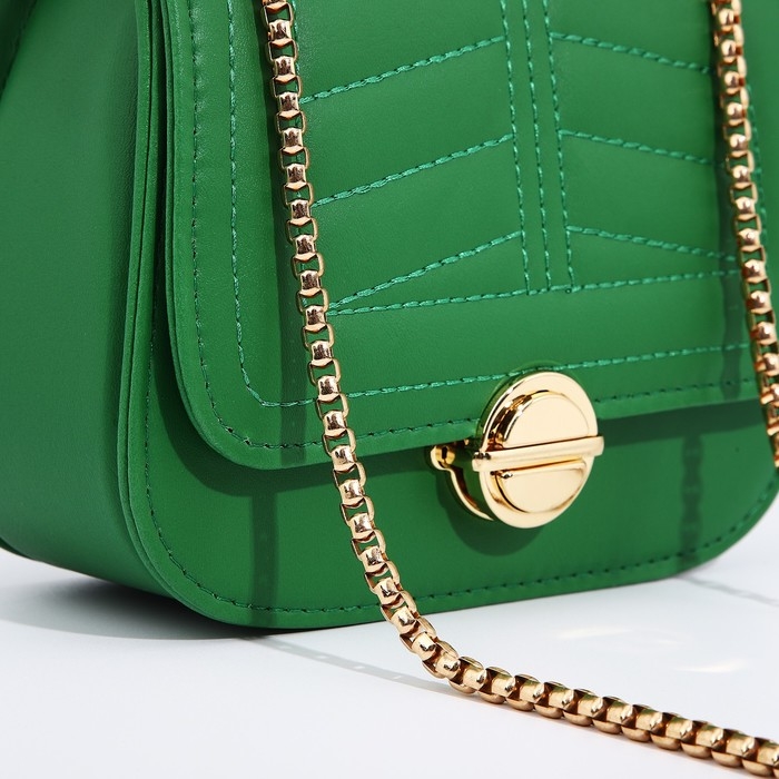 Сумка-мессенджер на клапане, цвет зелёный Сумка-мессенджер на клапане, цвет зелёный