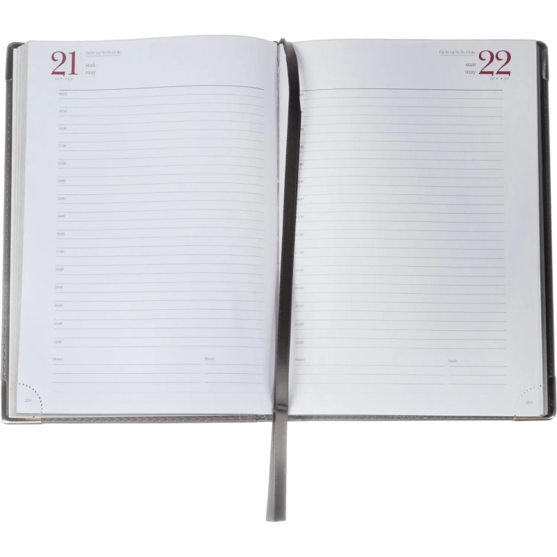 Ежедневник полудатированный А5+ п/дат. boss (серый) 3-404/273