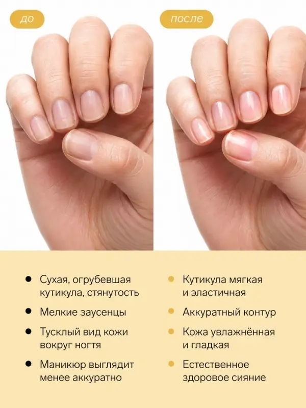 Масло для кутикулы в карандаше с миндальным маслом и экстрактом женьшеня, URAL LAB