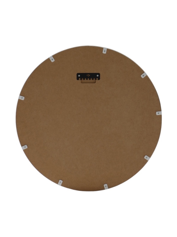 Зеркало интерьерное настенное в круглом корпусе из металла d=50,5см, белый Зеркало интерьерное настенное в круглом корпусе из металла d=50,5см, белый