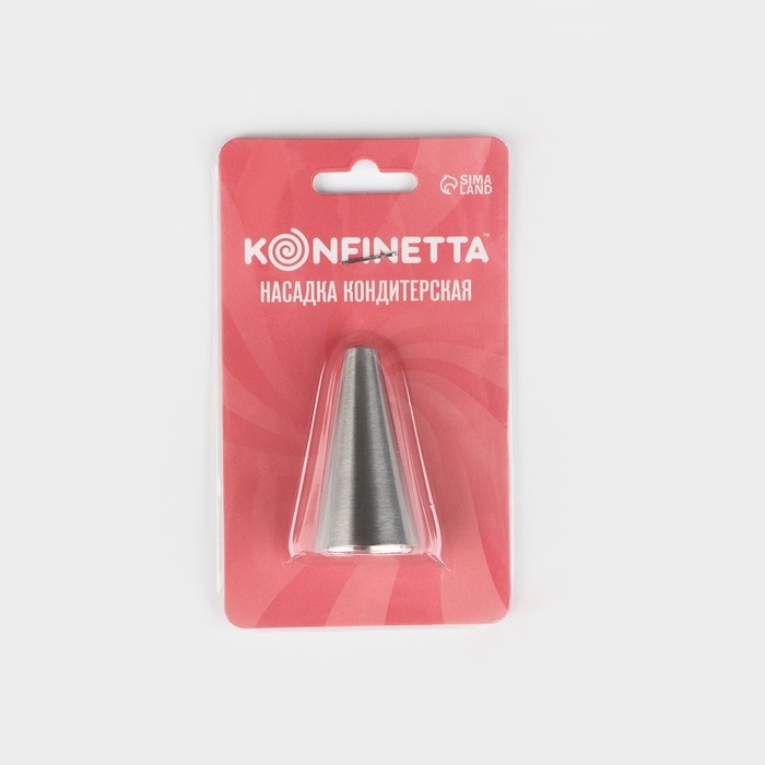 Насадка кондитерская KONFINETTA «Круг», d=2,4 см, выход 0,6 см, нержавеющая сталь Насадка кондитерская KONFINETTA «Круг», d=2,4 см, выход 0,6 см, нержавеющая сталь