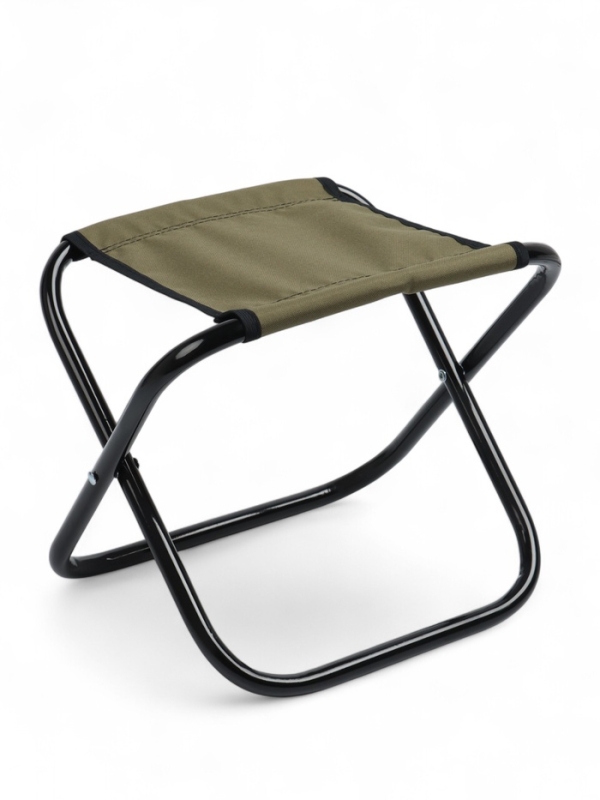 Табурет складной малый 16 мм, 27 х 27 х 27 см, зелёный