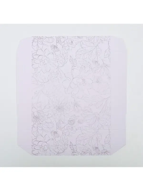 Кондитерская упаковка, коробка с ламинацией &laquo;Flowers&raquo;, 20&times;20&times;4 см