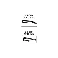 Щетки стеклоочистителя AVS б/к 60см "24" (1шт.) универсальные BL-24