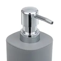 Диспенсер для жидкого мыла тм VETTA Сидней, 250мл, пластик, PP, серый, 7x16см