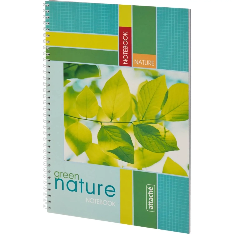 Бизнес-тетрадь Attache,96л,клет,А4,спир,обл.мел.карт