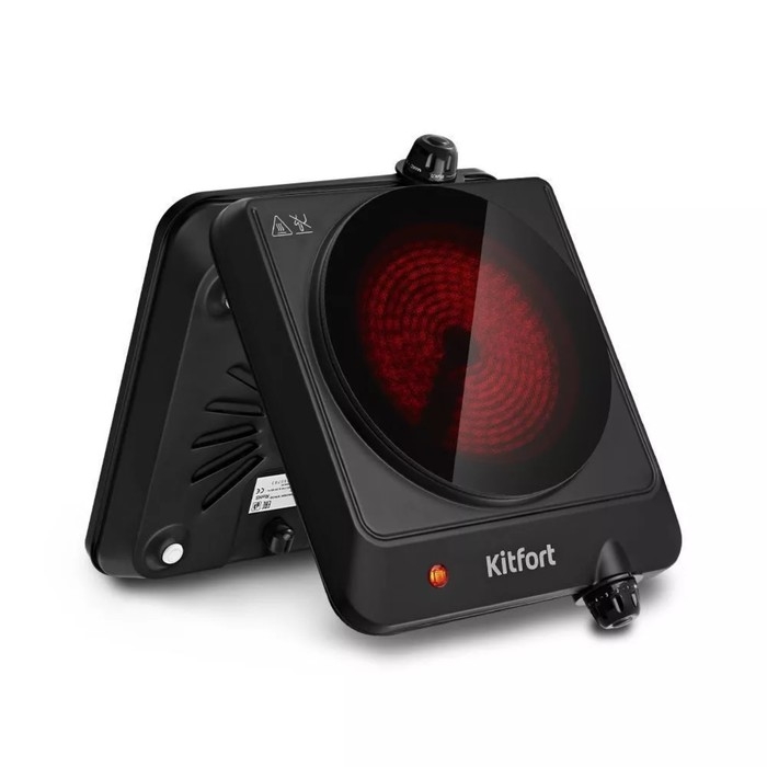 Плитка инфракрасная Kitfort КТ-170, 1200 Вт, 1 конфорка, чёрная Плитка инфракрасная Kitfort КТ-170, 1200 Вт, 1 конфорка, чёрная