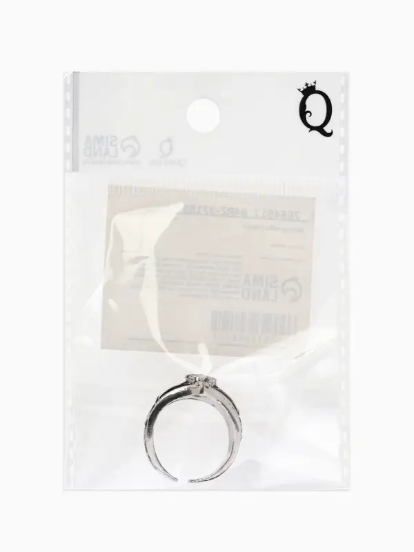 Кольцо &laquo;Перстень&raquo;, череп с цветами, цвет чернёное серебро, безразмерное