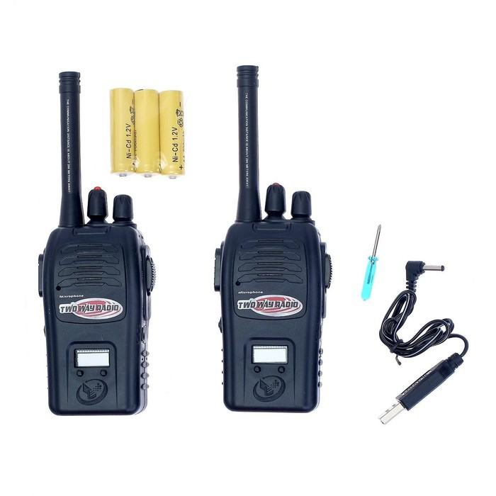 Набор раций «Шпионы», дальность до 200 метров, без шума, работают от аккумулятора Набор раций «Шпионы», дальность до 200 метров, без шума, работают от аккумулятора