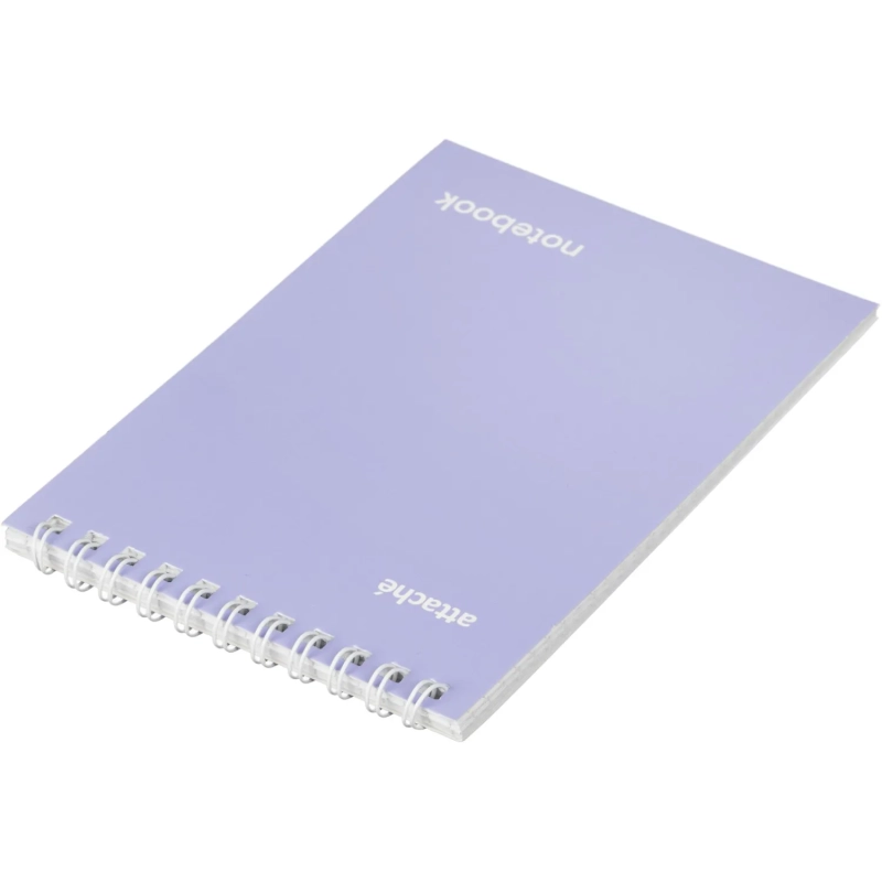 Блокнот Attache Акварель гребень картон А6 40л фиолет