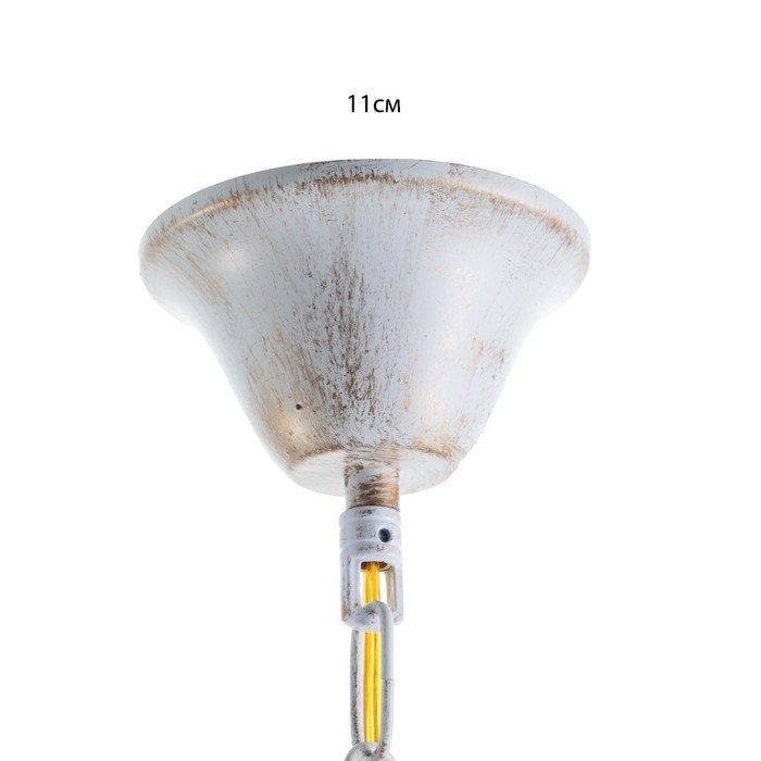 Люстра Люстра "Моника" 5хЕ14 40т белый с золотой патиной 60х60х40 см BayerLux