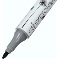 Маркер для скетчей двусторонний SKETCH&ART черный 22-0115