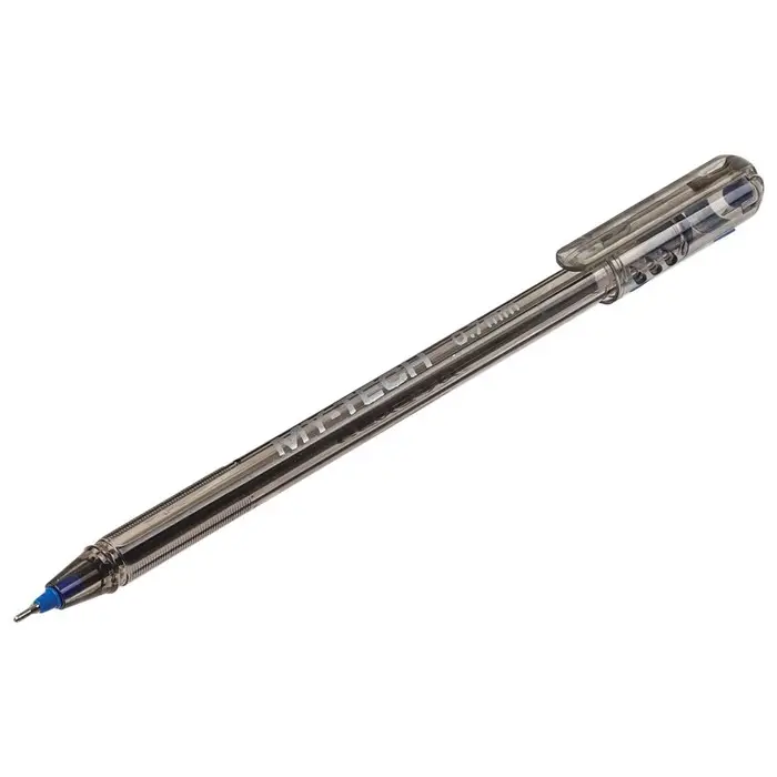 Ручка шариковая масляная Pensan My-Tech, узел-игла 0.7 мм, чернила синие + дисплей