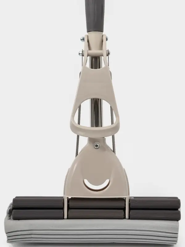 Швабра для мытья пола PVA с двойным роликовым отжимом Доляна, стальной телескоп черенок 28&times;6&times;106(130) см